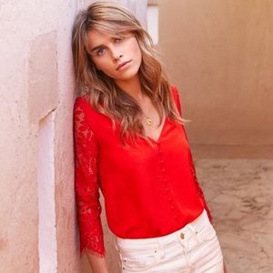 Sezane April blouse size 36